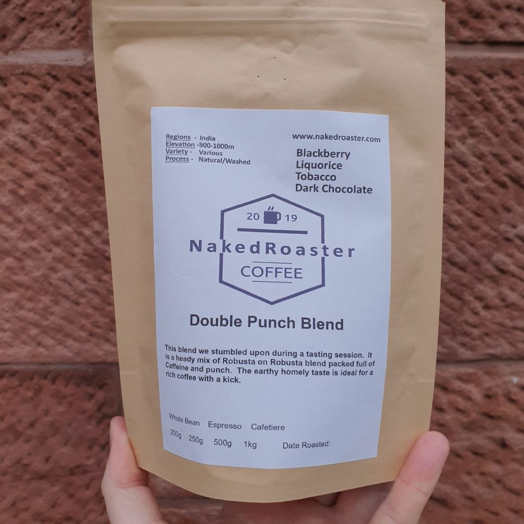 Double Punch Blend Naked Roaster Coffee Coffee Roasters