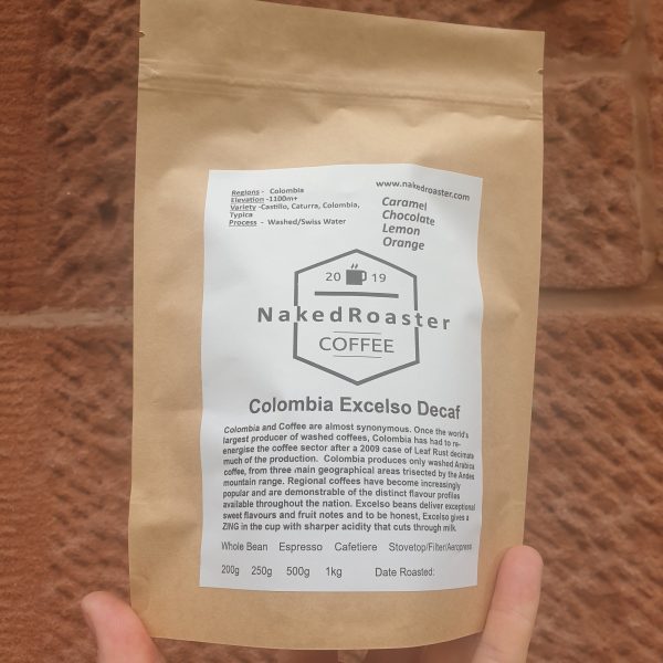 Colombia Excelso Decaf Coffee