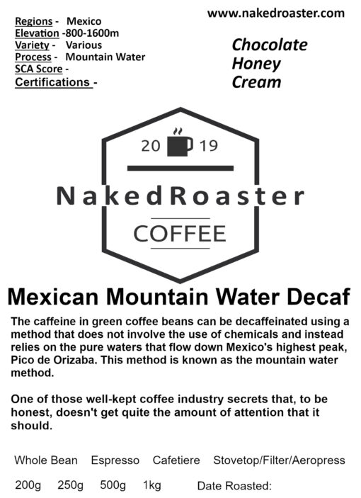 Mexican Mountain Water Decaf